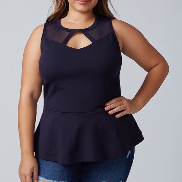 Lane Bryant Tops - Lane Bryant | Peplum Top